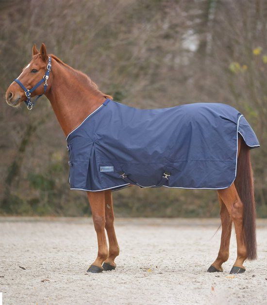COMFORT Turnout Rug With Crossover Straps - NIGHT BLUE - 95