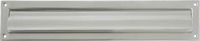 AMIG Brievenbusklep - zilver - RVS - 34,2 x 7,3 cm