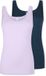 Schiesser Dames Top Modal Essentials 2-Pack Effen Ronde Hals Aansluitend Assorti 1