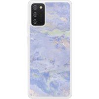 Samsung Galaxy A02S Marbre bleu reinforced case with sublimation printing