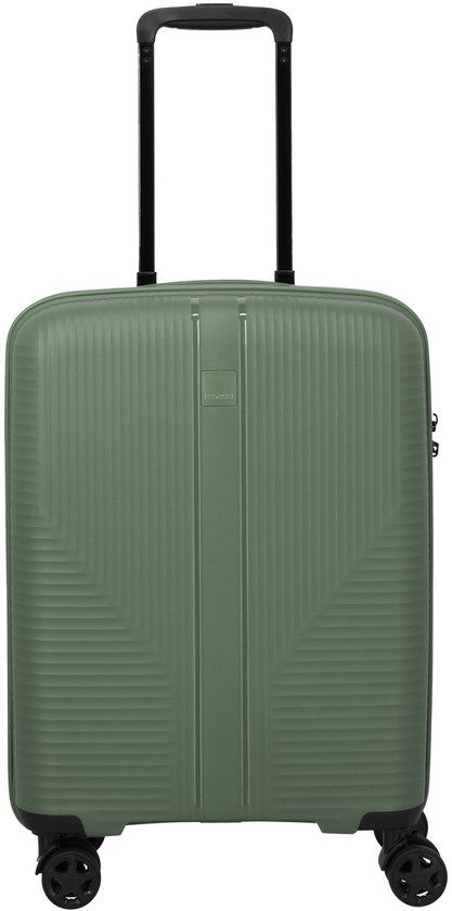 Travelite Air Stripe Small handbagage trolley 39x55x20cm groen