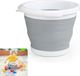 Bac à poisson pliable - 3 litres - Gris