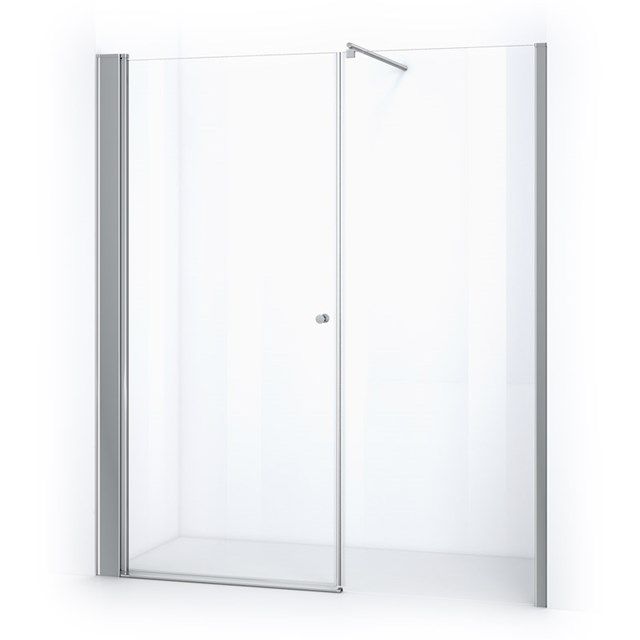 Maxaro Douchewand met Draaideur Zircon Comfort 170cm Chroom