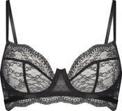 Hunkemöller Dames Lingerie Niet voorgevormde beugel bh Isabelle - Zwart - maat E80