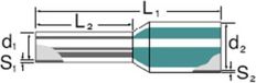 Weidmüller 9021170000 Adereindhulzen 16 mm² Deels geïsoleerd Wit 100 stuk(s)