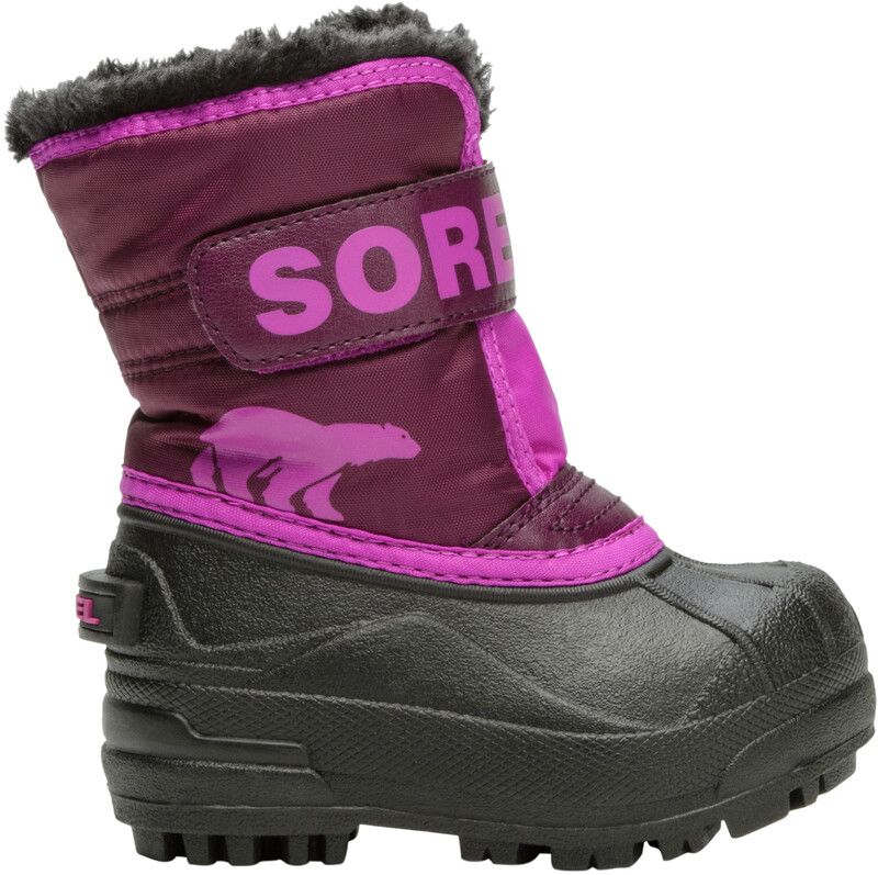 Sorel Snow Commander Boots - Peuters - Roze/Zwart - Maat 21