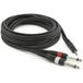 Gear4Music Stereo Minijack - Mono Jack (x2) Cable 6m