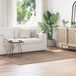 vidaXL Tapis shaggy antidérapant marron 140 x 200 cm PP