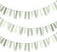 Ginger Ray - Guirlande de lettres Sage Green Happy Birthday - 1,5 mètre - avec pompons