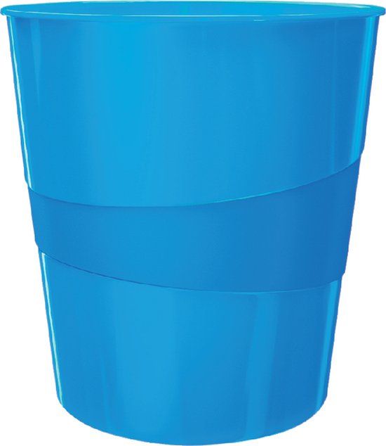 Leitz WOW Papierbak - 15 liter - Blauw