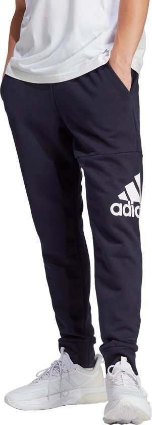 adidas Sportswear Essentials French Terry Tapered Cuff Logo Broek - Heren - Blauw- 2XL