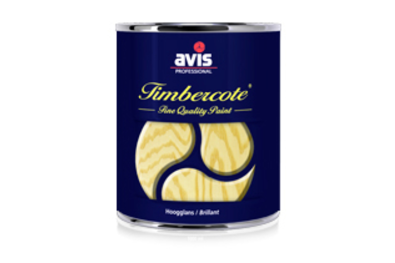 Avis Timbercote Hoogglans Blanke Lak - 1 l - 8712576300942