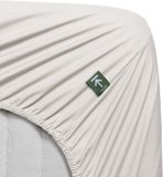 Beddinghouse Housse de dessus de matelas percale coton 180x220 blanc cassé