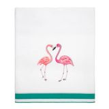 Avanti Linens - Badhanddoek, zacht en absorberend katoen (Flamingo Paradise Collection)