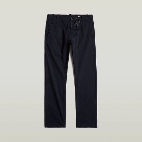 G-Star Mosa Straight chino-broek Marineblauw W34 x L32