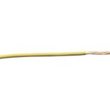 RS PRO Enkele aderkabel 2 mm² 30m geel Ø 3.3mm 115/0,15 mm strengen, rol van 30 meter