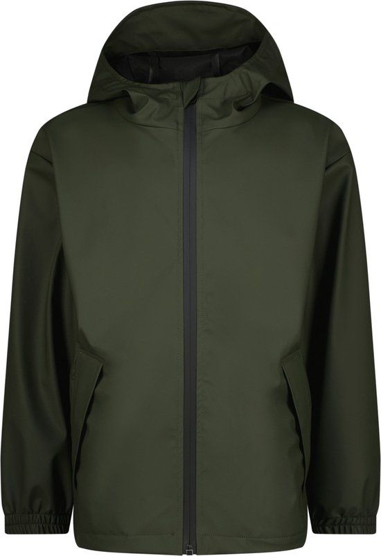 Vingino jongens regenjas Thyfoon Army Green