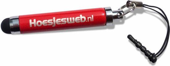 HEM Uitschuifbare stylus pen - Rood - Universeel voor Tablet & Smartphone