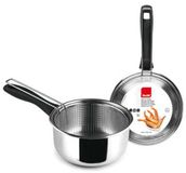 Ibili casserole avec panier Induktion, 18 cm, acier inoxydable, argent