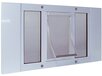 Ideale Dierenproducten Aluminium Sash Pet Door - X-Large - White
