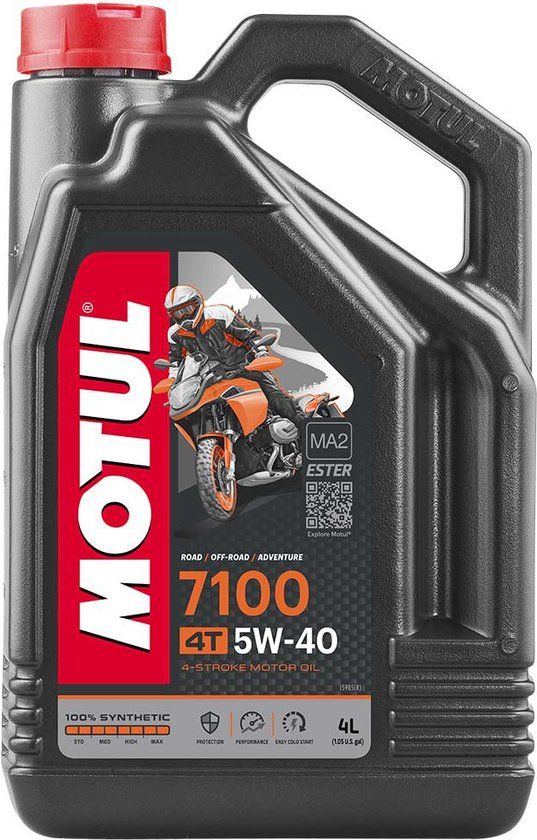 Motul 7100 5W40 4T 4L Motorolie - 4 Liter - Volsynthetisch