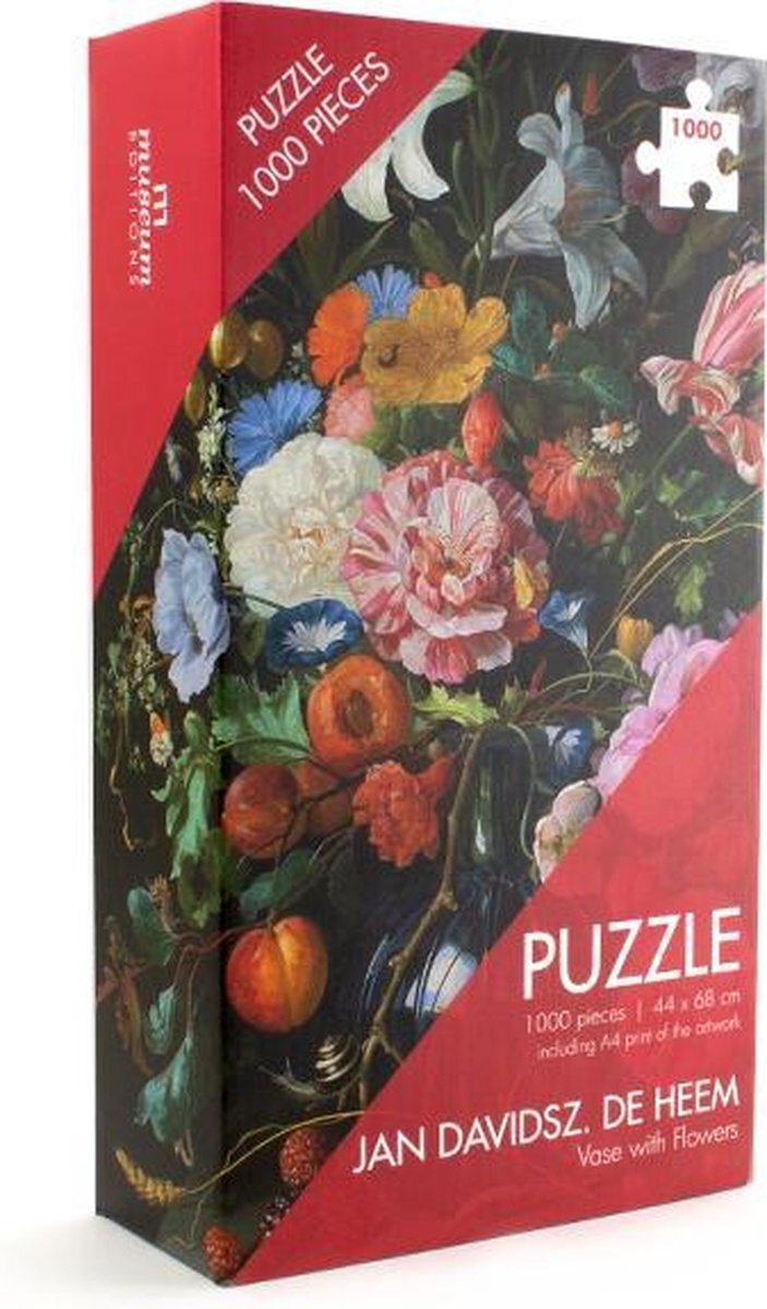 Lanzfeld (museumwebshop.com) Puzzel, 1000 stukjes, De Heem, Stilleven met bloemen