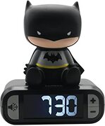 Lexibook - Batman digitale wekker voor kinderen met nachtlampje Snooze, kinderklok, lichtgevende Batman, Schwarz - RL800BAT