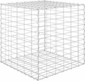 vidaXL Gabion plantenbak verhoogd kubus 60x60x60 cm staaldraad