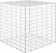vidaXL Gabion plantenbak verhoogd kubus 60x60x60 cm staaldraad