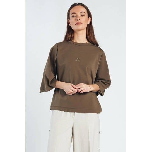 Spooq the label T-shirt olijfgroen