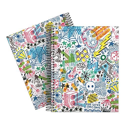 Grafoplas Elena Corredoira notitieblok - A5 - geruit - 90 pagina's