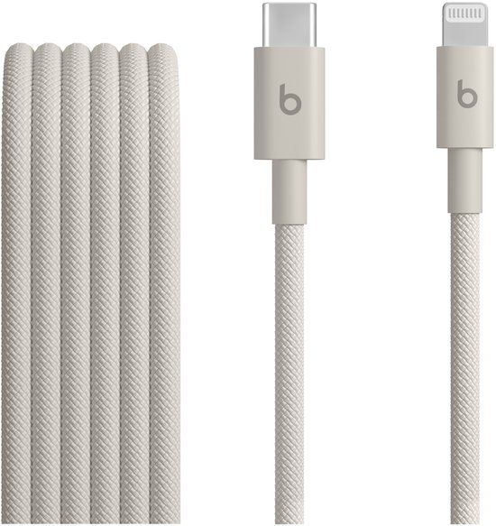 Beats Geweven USB-C naar Lightning kabel - 1,5 meter - Surge Stone