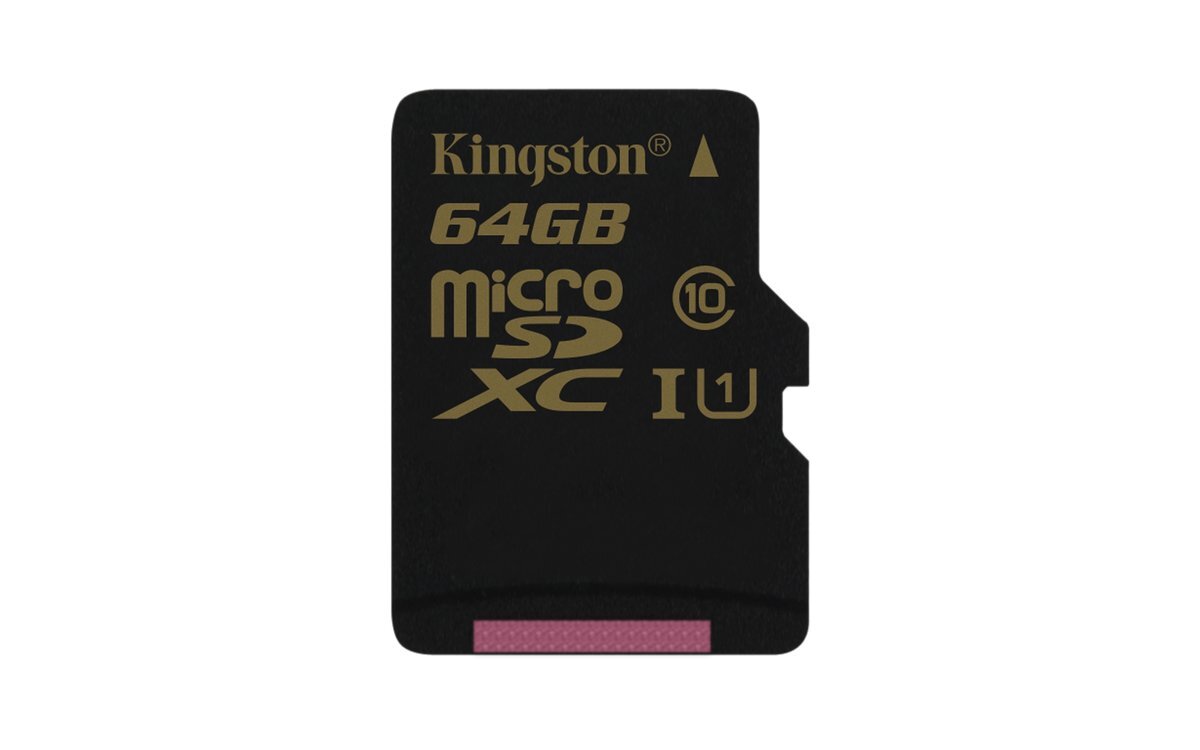 Kingston SDCA10/64GBSP 64GB microSDXC CL10 UHS-I90R/45W Single Pack w/o Adapter