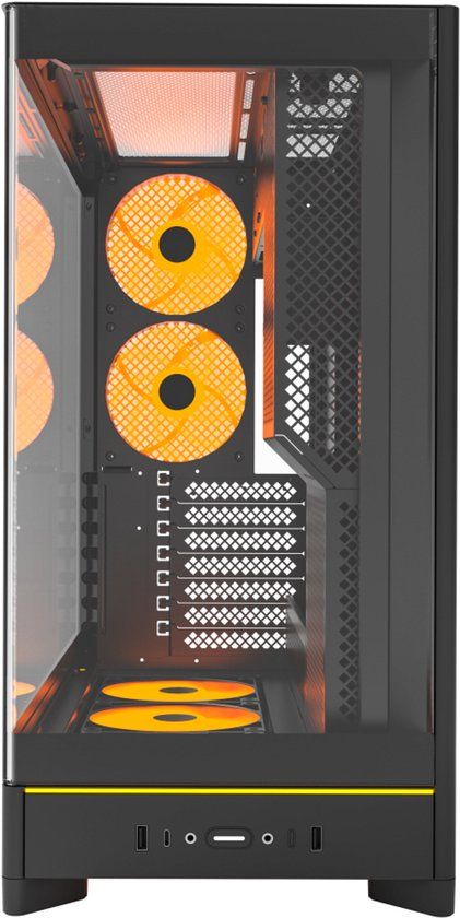 Montech HS02 Pro Pc-behuizing Zwart