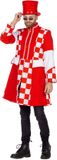 Wilbers Jas Brabant Heren rood/wit Premium - Maat M