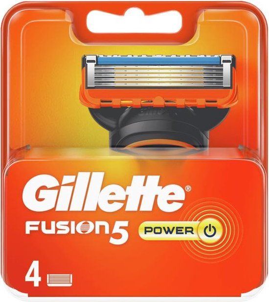 Gillette Fusion5 Power Navulmesjes - 4 stuks