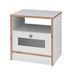 trendteam smart living Nachtkastje, hout, wit, sparrenhout, 45 x 47 x 35 cm