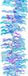 Kaemingk B.V. Guirlande lametta irisée 270 cm – Guirlande holographique de Noël bleue et violette