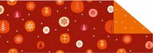 Winterzauber Carton photo, 300 g/m², DIN A4, 10 feuilles, orange/rouge
