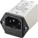 TRU COMPONENTS TC-10101432 Netfilter Met IEC-connector 250 V/AC 6 A 0.8 mH