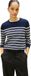 Tommy Hilfiger Dames CO Jersey FINE GG LS C-NK SWT WW0WW44984 pull, blauw (Dark Night Navy/Calico Multi STP), L