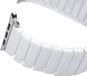 By Qubix - Schakelarmband Keramisch bandje - Wit - Geschikt voor Apple Watch 38mm / 40mm / 41mm / 42mm