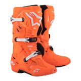 Alpinestars Tech 10 Supervented, Bottes, Farbe: Neonorange/Schwarz/Weiß, Größe: 7 US
