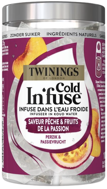 Twinings Cold infuse perzik passievrucht 10 stuks