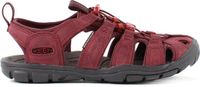 KEEN Clearwater Cnx Leather watersportschoenen voor dames, Rood Wijn Rood Dahlia Leer