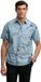 Superdry Vintage Loom Overhemd Met Korte Mouwen Blauw 3XL Man