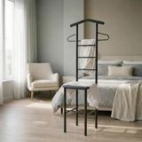 CARO-Möbel JIVO Dressboy Kledingrek in grijs, 121 cm
