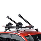 Audi 4M0071129 Ski- en snowboarddrager dakdrager met T-groef voor maximaal 4 paar ski's of tot 2 snowboards, zonder uitbreidingsfunctie, zilver