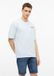s.Oliver T-shirt L Katoen Ronde hals Korte mouw Logo Aansluitend Arctic Blauw