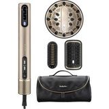 BaByliss Air Wand Gold Limited Edition, 3-in-1 Dryer, Straightener & Styler With Beauty Bag